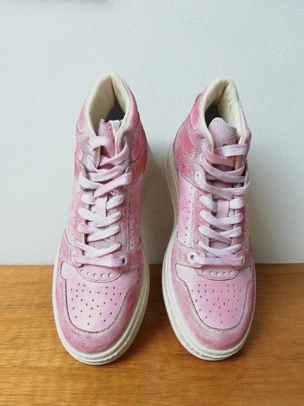 New Premiata Mid-Quinn high-top leather sneakers. Size 38, Nieuw, Premiata, Ophalen of Verzenden, Sneakers of Gympen