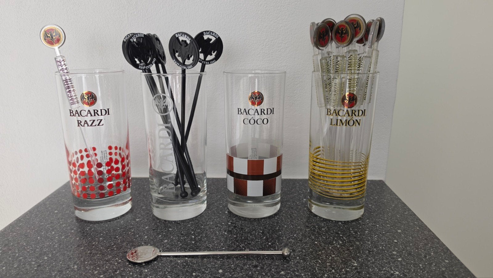 Bacardi Glazen en Roerstaafjes, Verzamelen, Ophalen of Verzenden, Nieuw