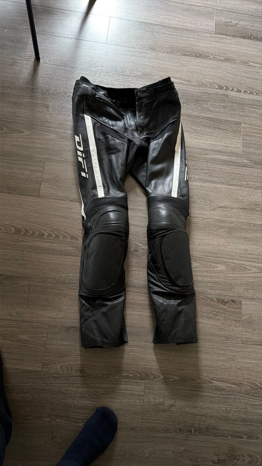 Difi leren motor broek, Ophalen, Tweedehands, Broek | leer