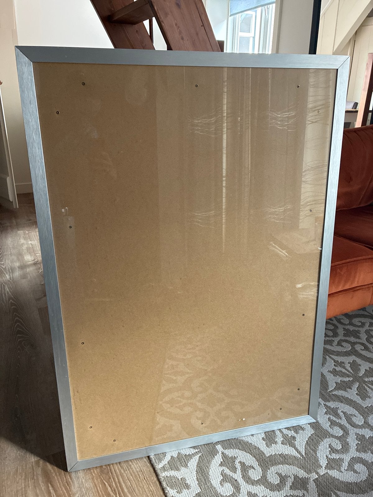 Grote aluminium lijst 69x99 cm (70x100), Ophalen, Gebruikt, Posterlijst, Metaal