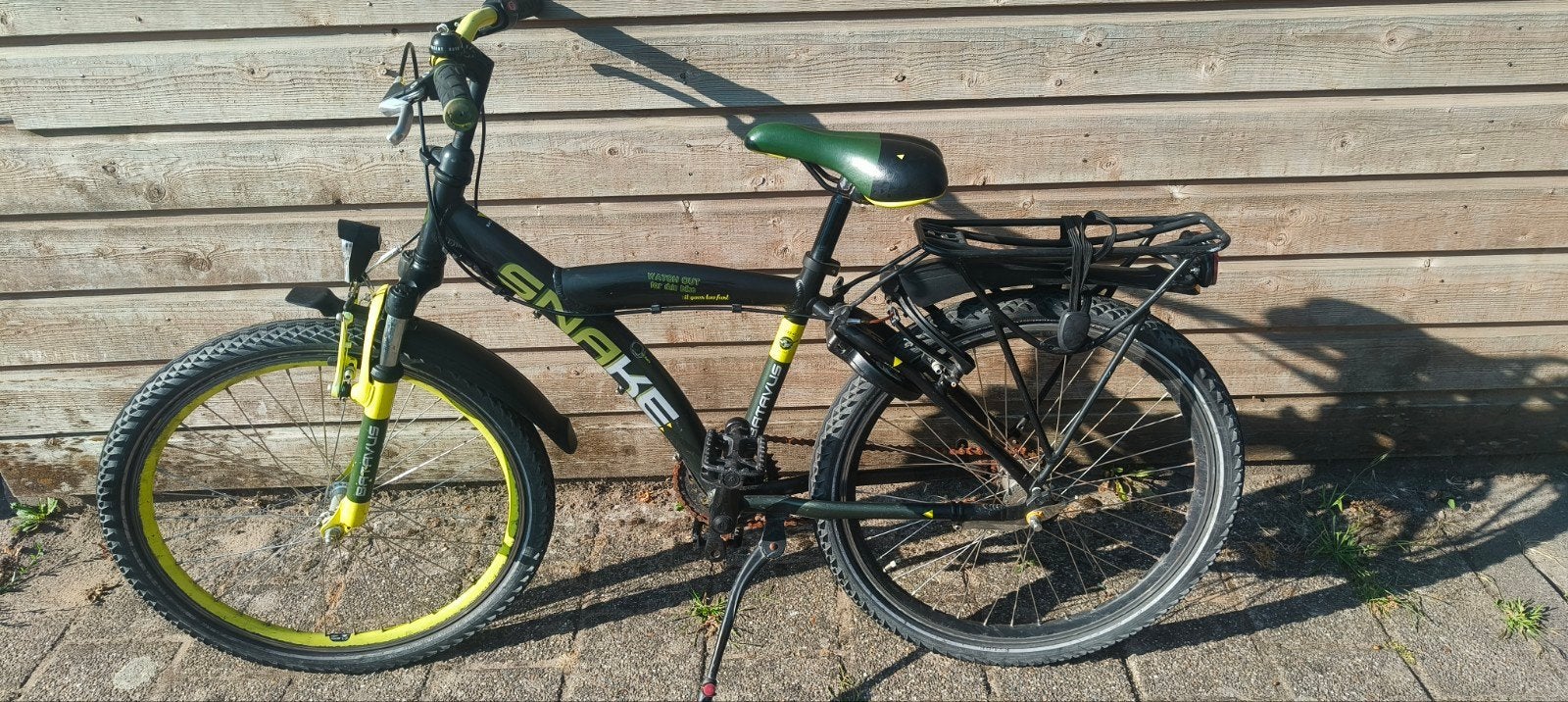 Batavus Snake kinderfiets 24 inch, Ophalen, 20 inch of meer, Gebruikt, Velgrem
