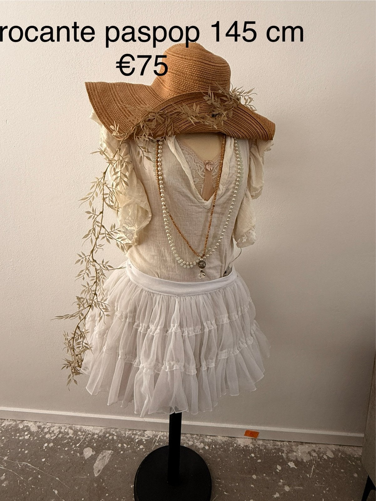 Aangeklede paspop 145 cm, Ophalen