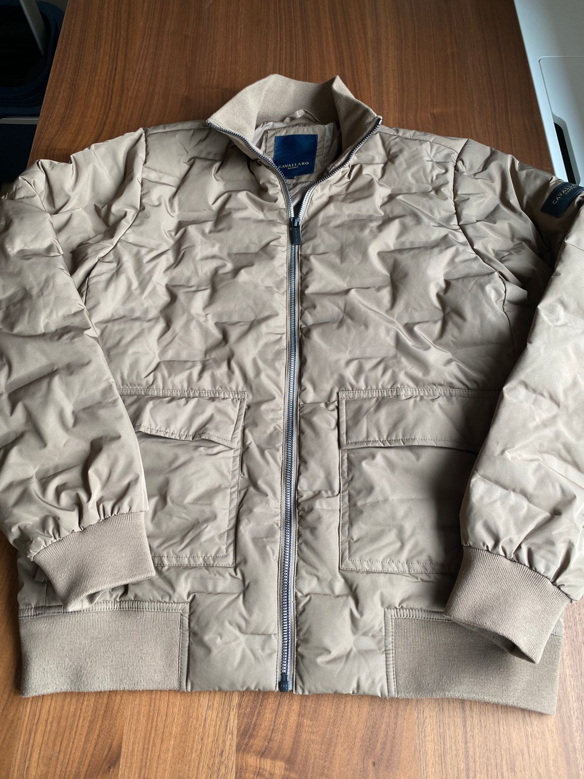 Lente jas van Cavallaro Napoli. Nieuwstaat. Heren. Maat S, Ophalen of Verzenden, Zo goed als nieuw, Maat 46 (S) of kleiner, Bruin