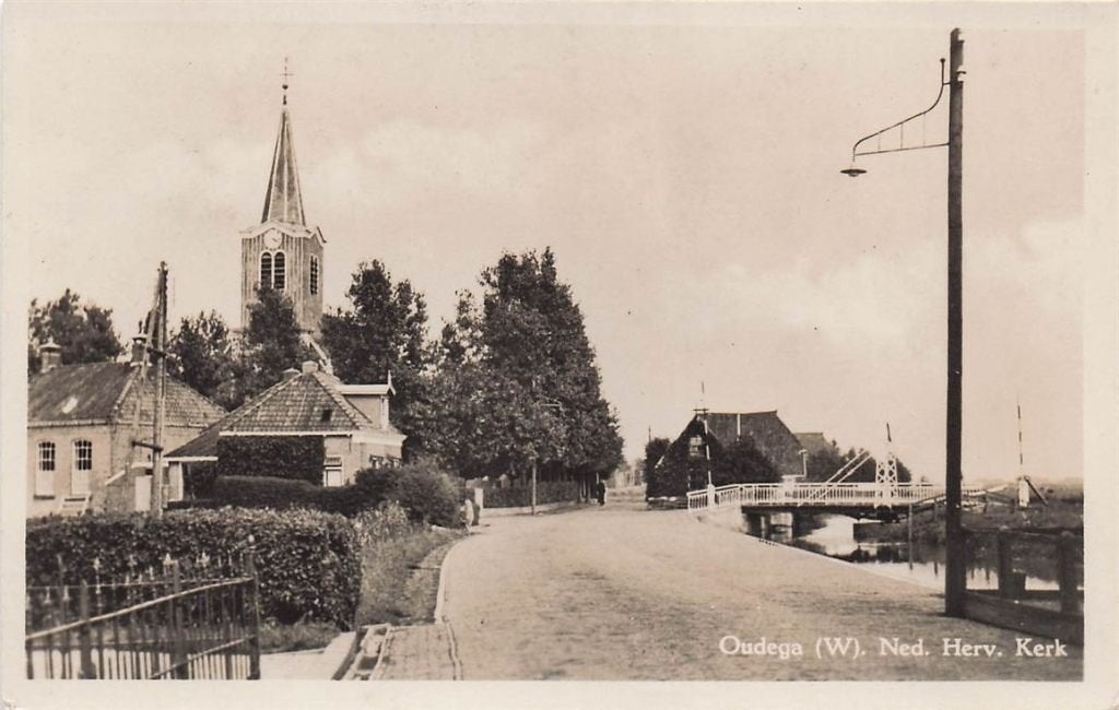 703-123-003 Oudega (W) Ned Herv Kerk, Verzenden, Voor 1920, Friesland