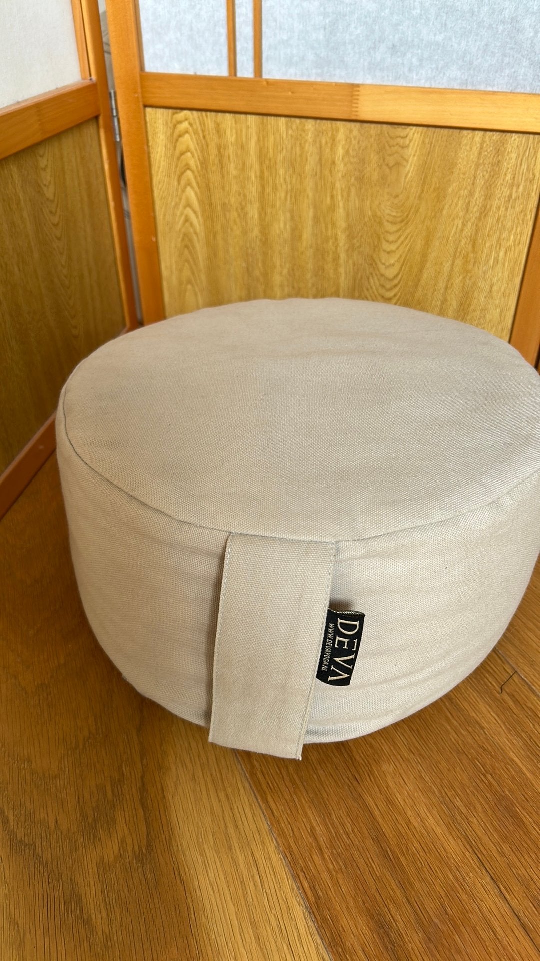 Deva Yoga - meditatiekussen - nieuw! Beige / warm grey, Ophalen of Verzenden, Nieuw, Yoga-accessoire