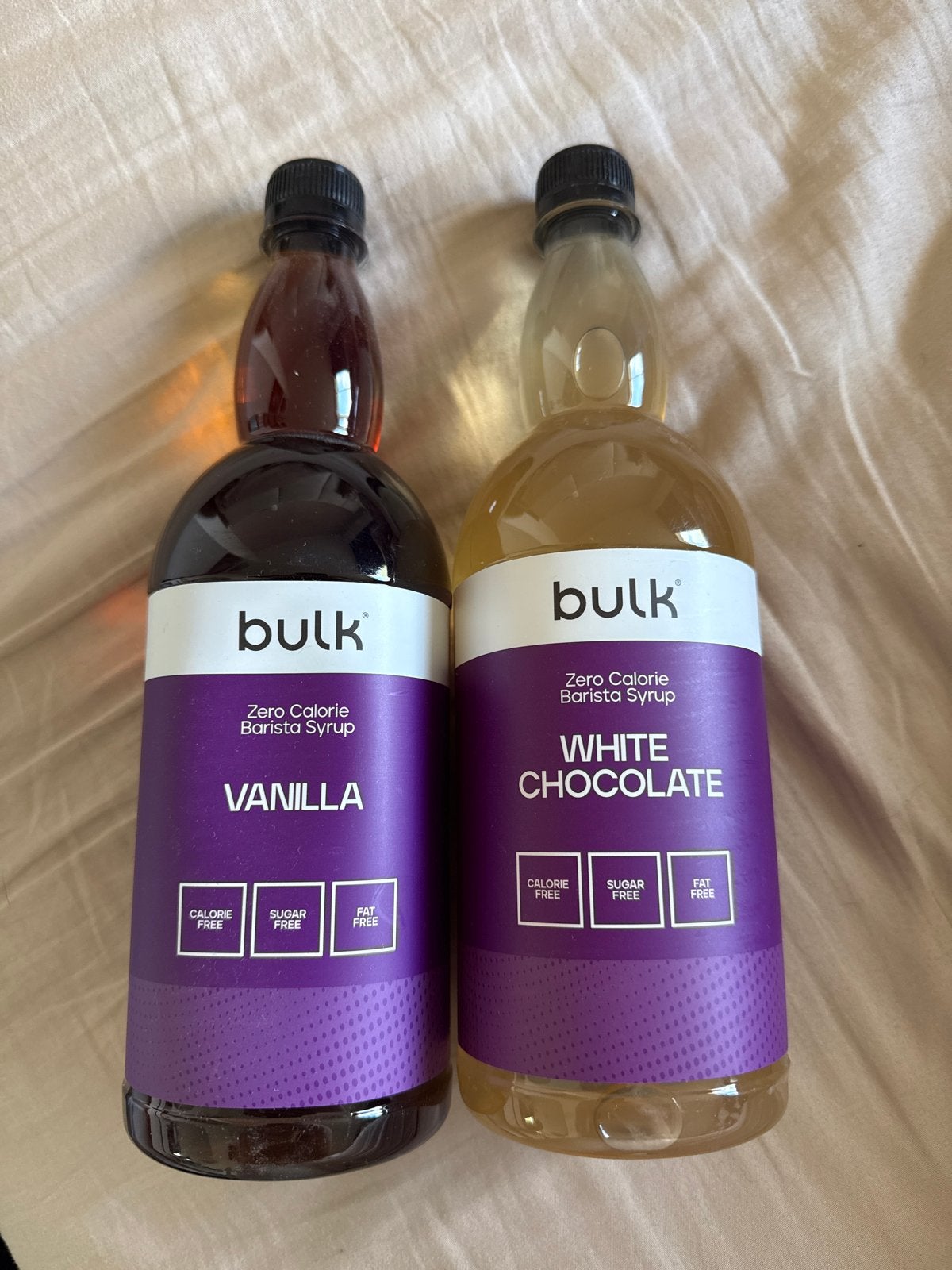 Bulk koffie siroop zero calorie vanille en witte chocolade, Ophalen of Verzenden