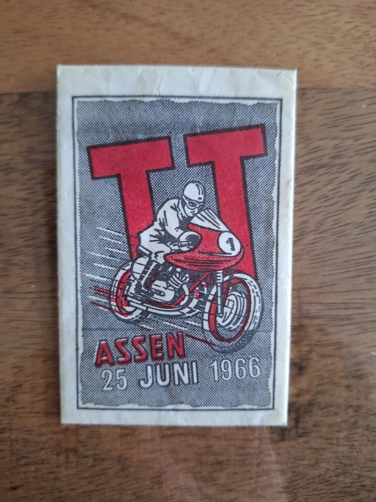 TT Assen 1966 suikerzakje - Zeldzaam verzamelobject, Ophalen of Verzenden