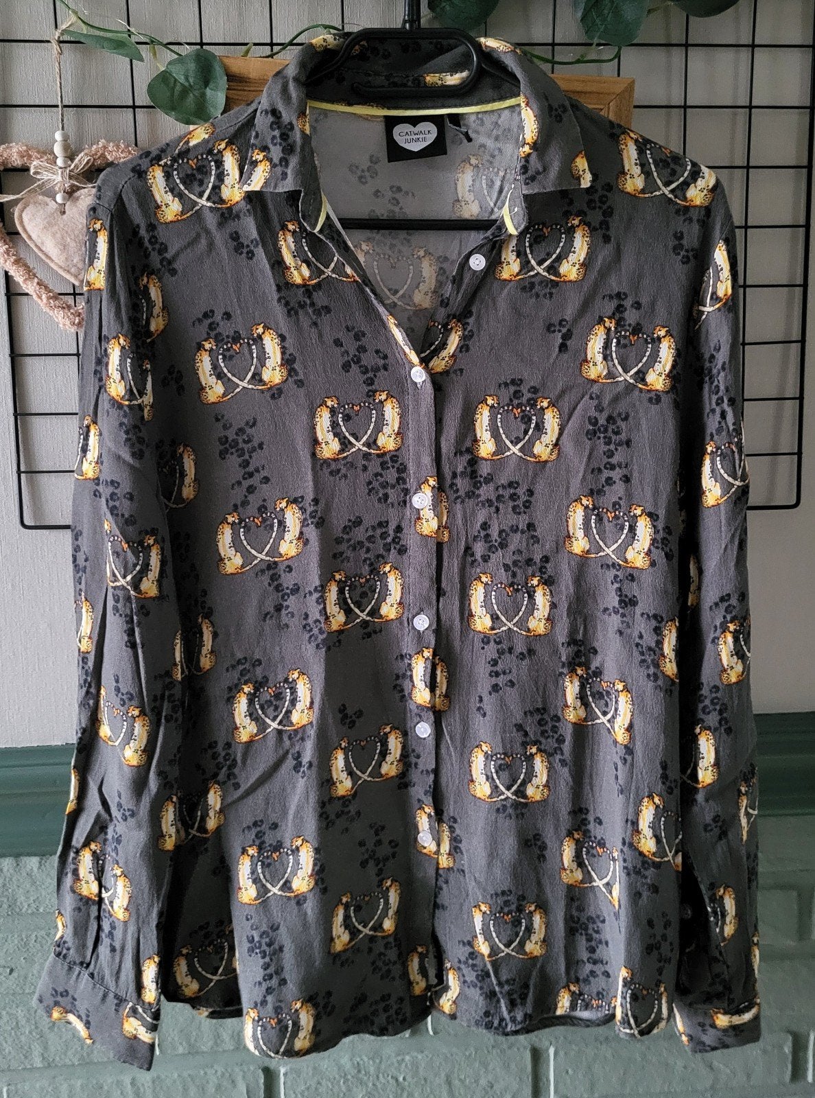 Catwalk Junkie blouse met print - Maat M, Maat 38/40 (M), Ophalen of Verzenden, Zo goed als nieuw, Catwalk Junkie