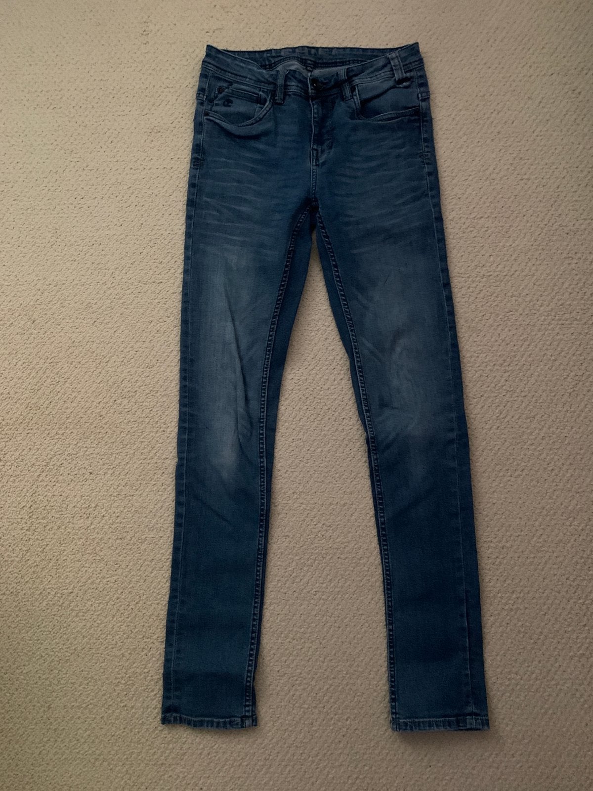Jeans “Chief” heren 28/34 donkerblauw, Ophalen, Zo goed als nieuw, Blauw, W32 (confectie 46) of kleiner