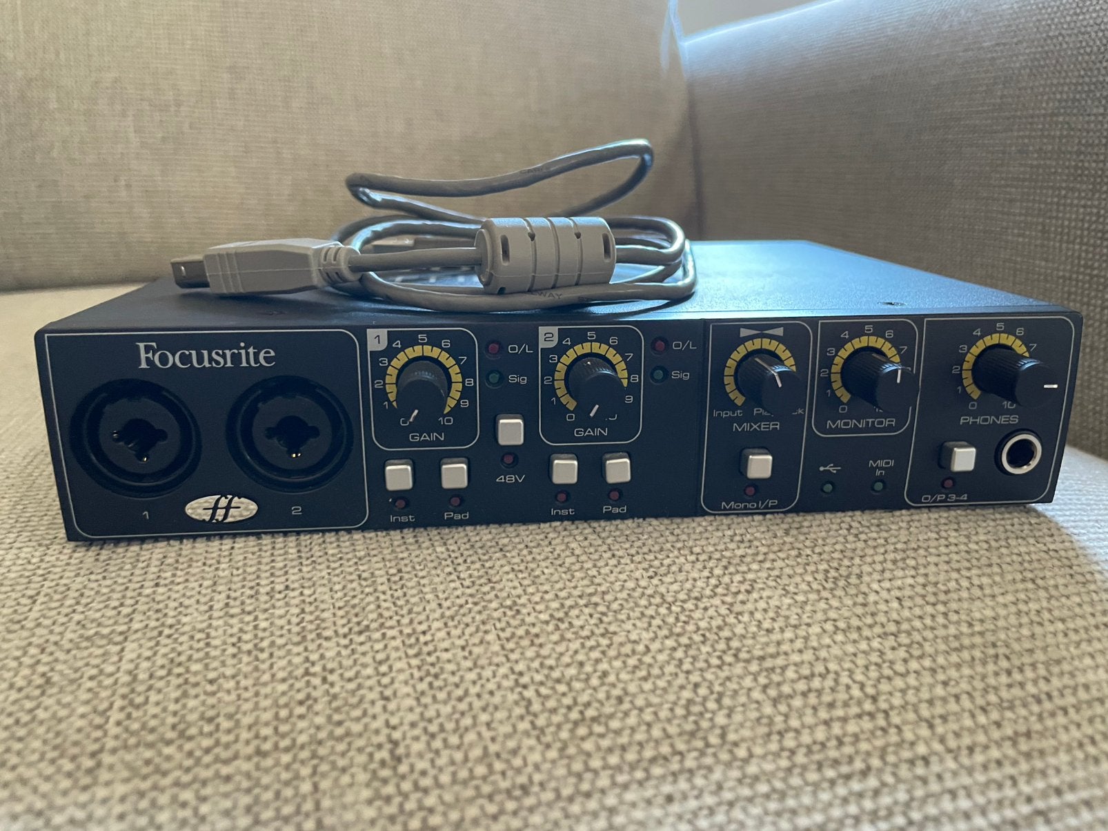 Focusrite Saffire 6 USB, Computers en Software, Ophalen of Verzenden, Zo goed als nieuw