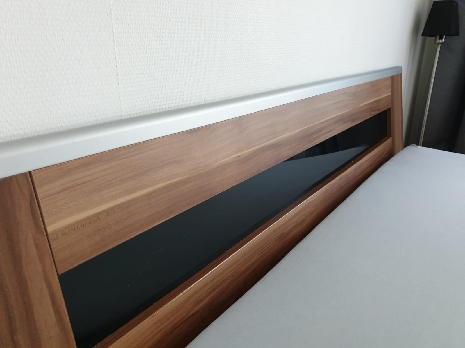 Tweepersoons ledikant 160x200 + 2 nachtkastjes, Ophalen, Tweepersoons, 200 cm, 160 cm
