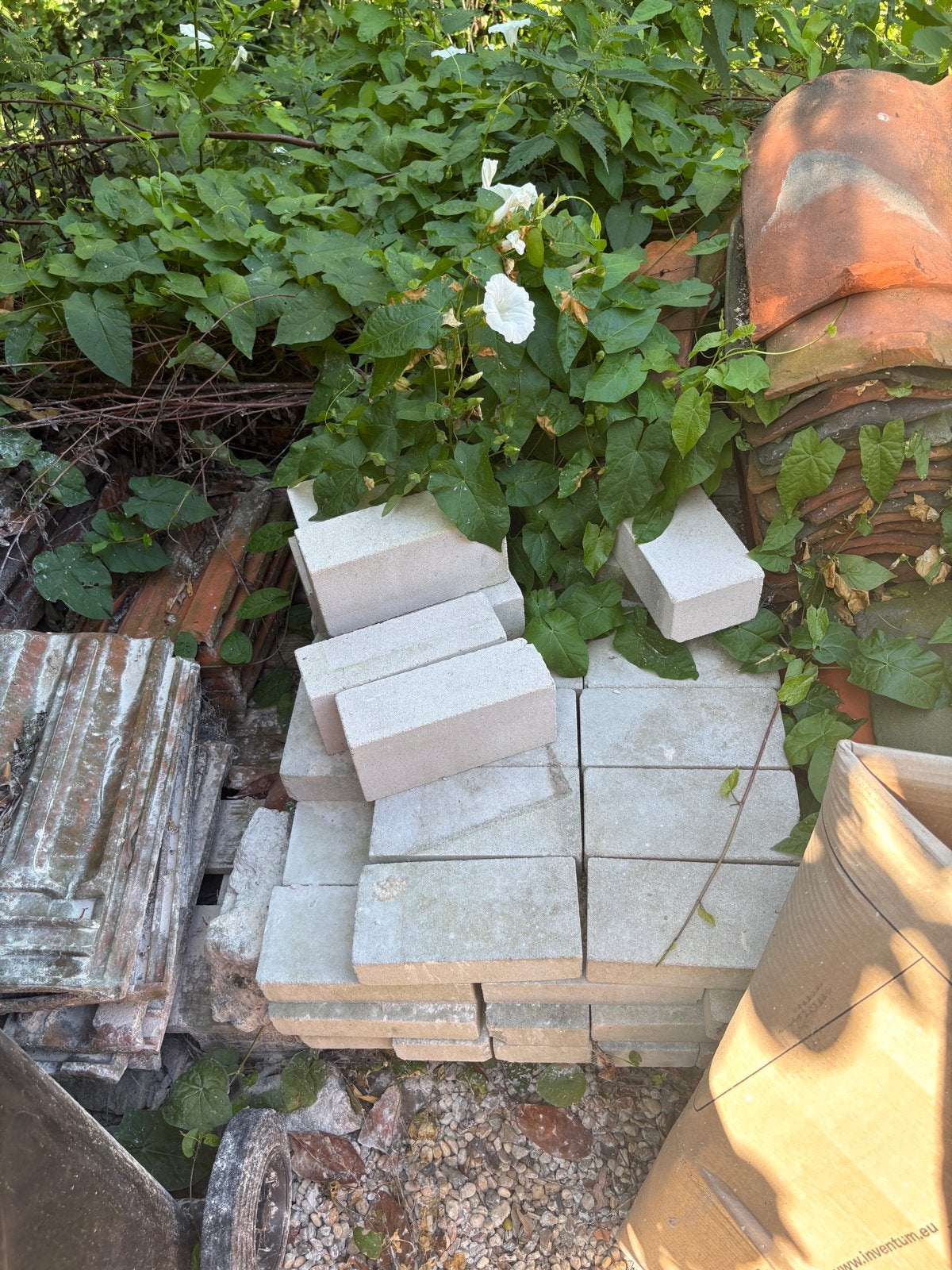 Kalkzandsteen blokken - ca. 180 stuks, Ophalen, Gebruikt, Kalkzandstenen