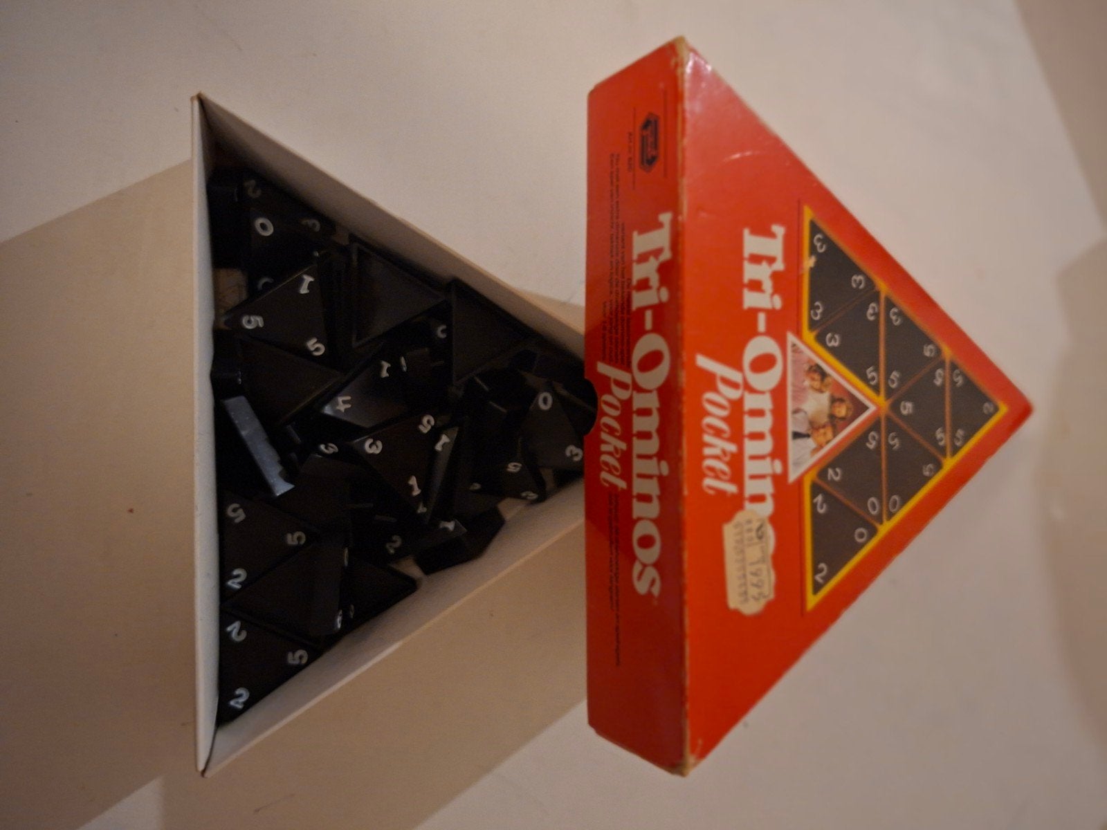 Tri-Ominos Pocket - Reisspel, Jumbo, Gebruikt, Ophalen of Verzenden, Een of twee spelers