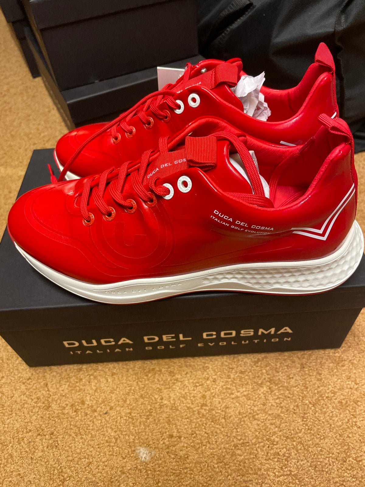 Duca del Cosma golfschoenen dames, rood, maat 38, D, Sportschoenen, Nieuw, Ophalen of Verzenden