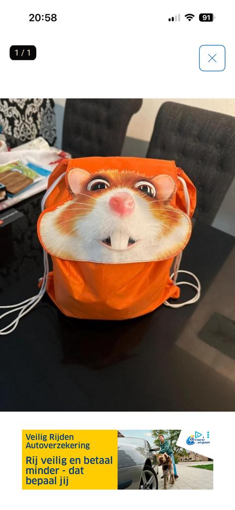 Ah hamster 2009 tas, Ophalen of Verzenden, Overige typen
