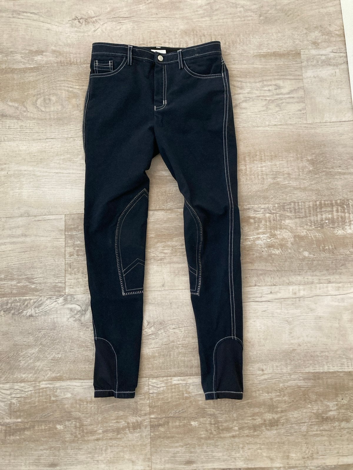 Paardrijbroek mt 164, Dieren en Toebehoren, Blauw, Kinderen, Ophalen of Verzenden, Zo goed als nieuw