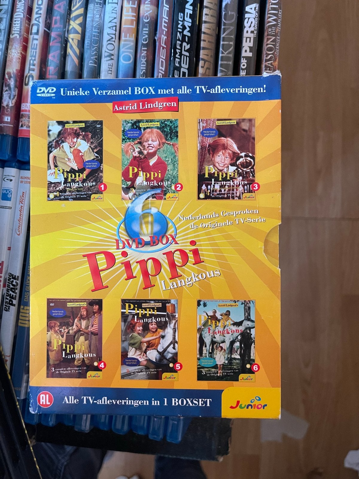 Pippi Langkous DVD Box - Alle afleveringen, Cd's en Dvd's, Alle leeftijden, Tv-serie, Zo goed als nieuw, Familie