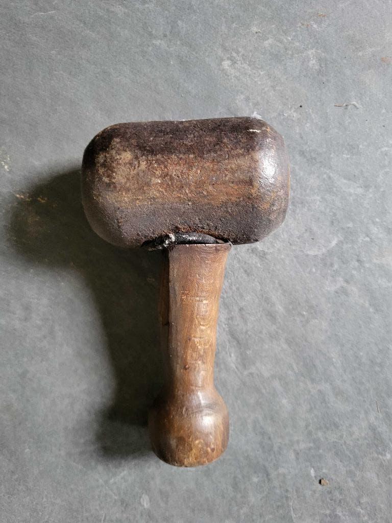 Antiek bolkopHamer, Antiek en Kunst, Ophalen of Verzenden