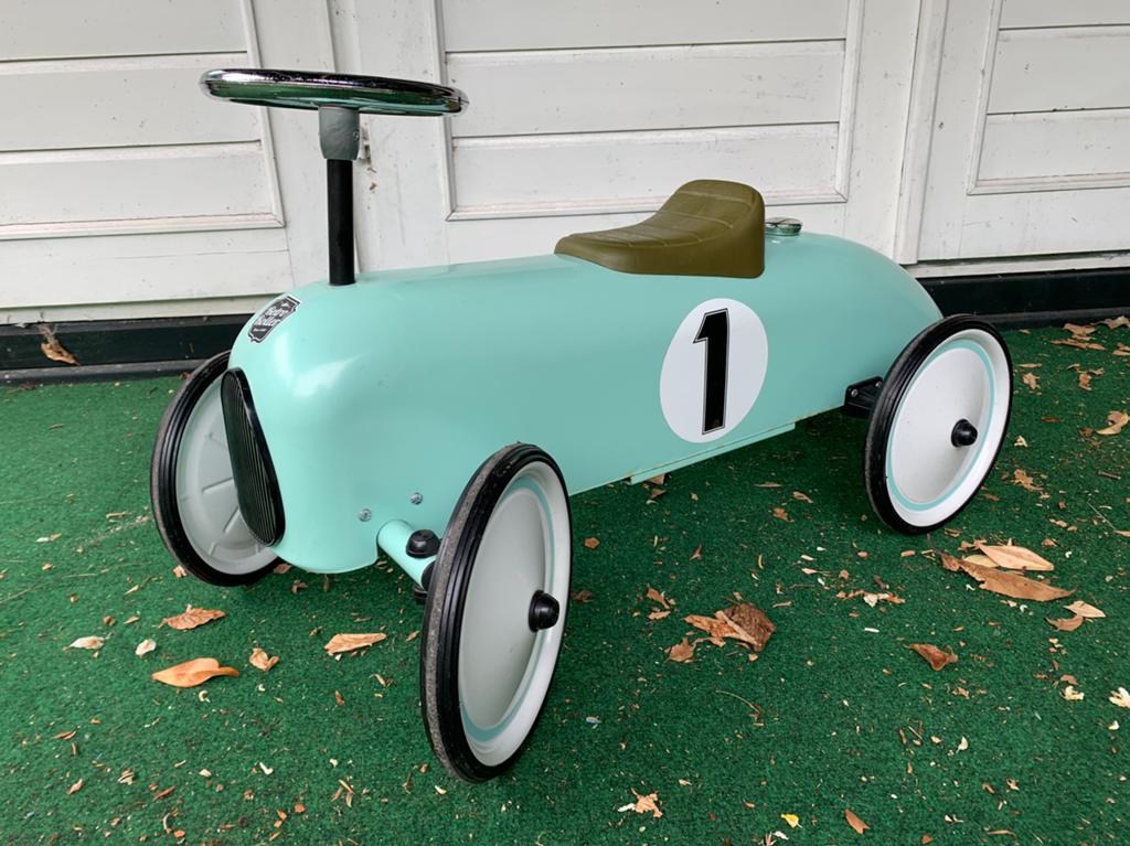 Retro Roller loopauto - mintgroen, Ophalen, Zo goed als nieuw