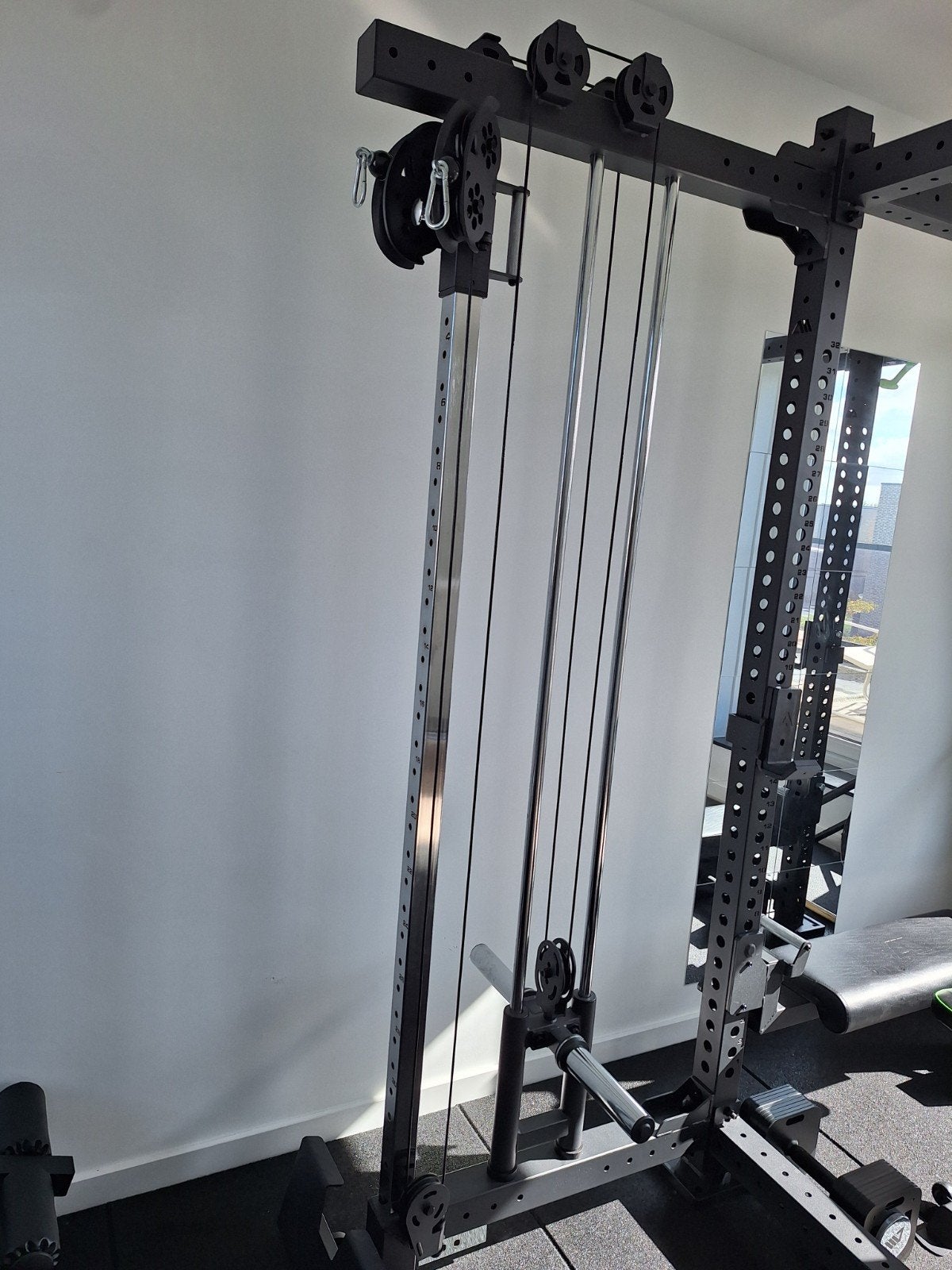 Atletica Power Rack Kabeltreksysteem Lat Pulley, Ophalen, Krachtstation, Nieuw, Metaal