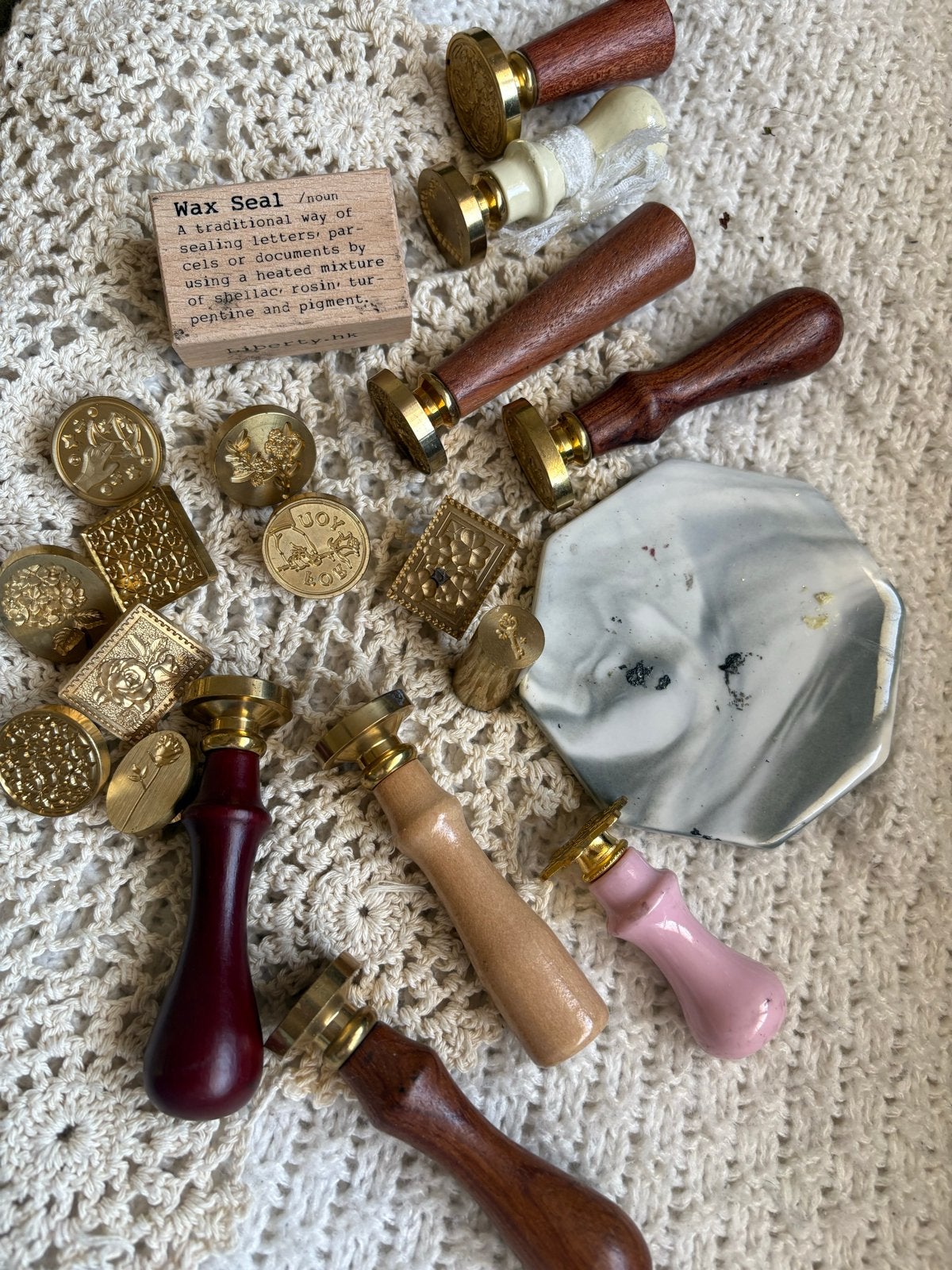 Wax Seal Set, Gebruikt, Verzenden, Meerkleurig, Overige merken