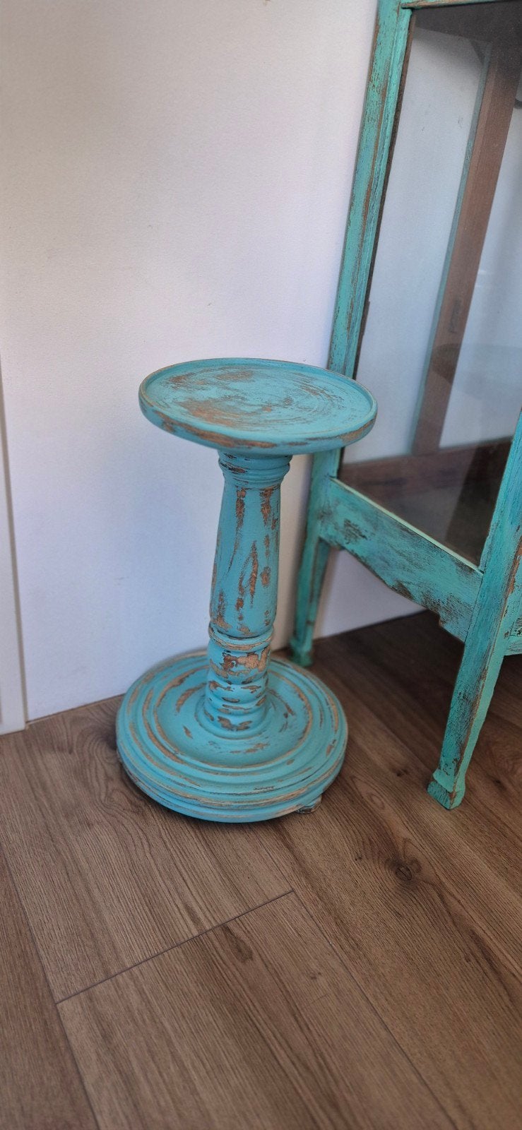 Antiek restyled  koffie tafeltje  ibiza styled, Huis en Inrichting, Tafels | Bijzettafels, Ophalen, Rechthoekig, Minder dan 55 cm