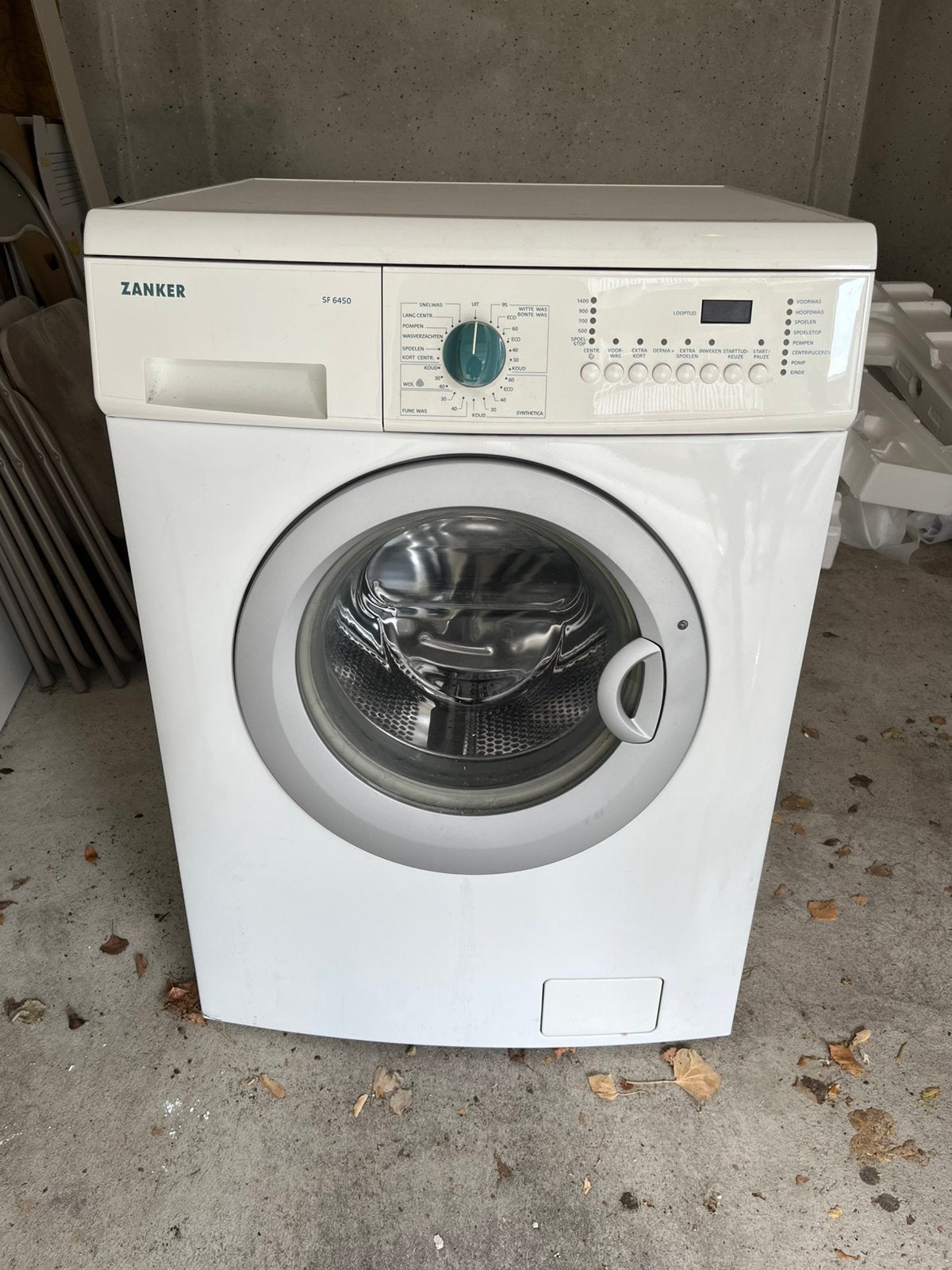 Zanker SF 6450 wasmachine, Witgoed en Apparatuur, Wasmachines, Ophalen, Gebruikt, 1200 tot 1600 toeren, 85 tot 90 cm