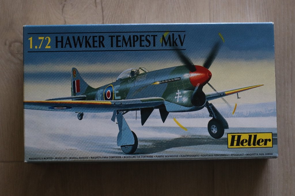 Heller 1:72 Hawker Tempest MkV Modelbouw Vliegtuig, 1:72 tot 1:144, Nieuw, Ophalen of Verzenden, Vliegtuig