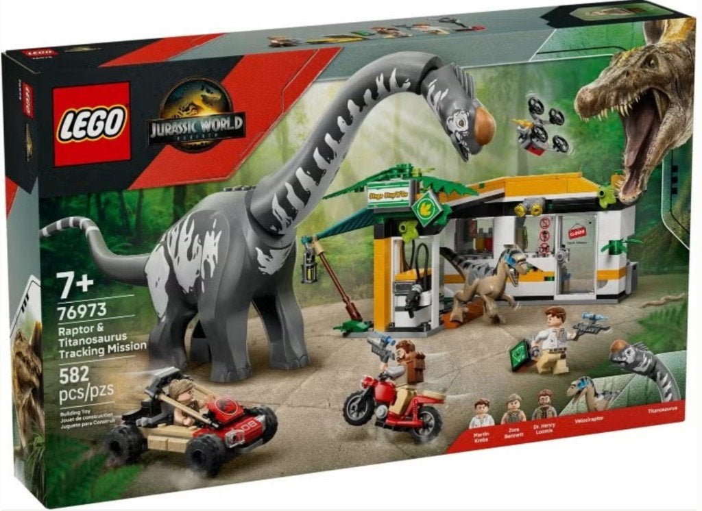 LEGO Jurassic World 76973 - Raptor en Titanosaurus (Nieuw!), Compleet, Jurassic World, Lego, Nieuw