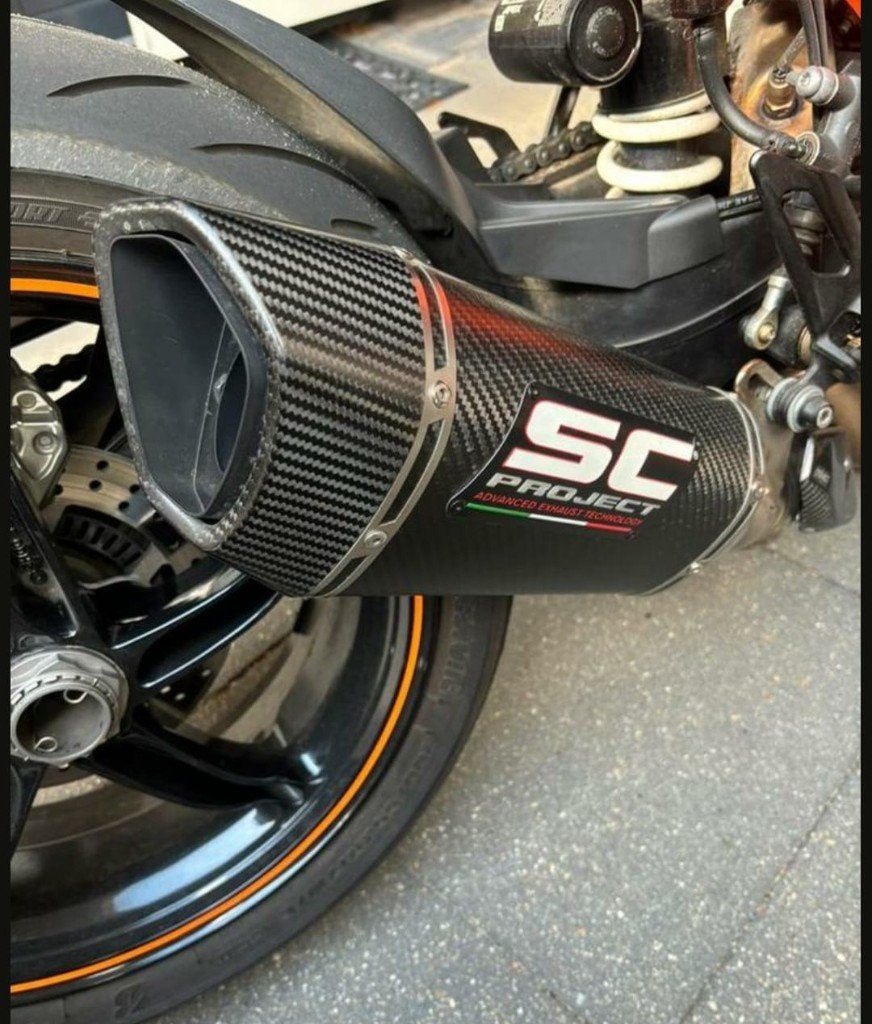 KTM SCproject SC PROJECT carbon uitlaat demper KTM 1290 1390, Motoren, Ophalen of Verzenden
