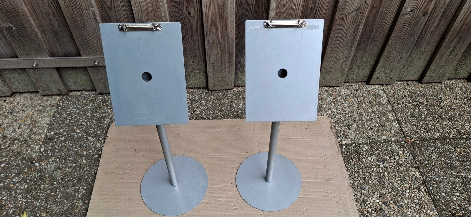Vrijstaande Klembordstandaard - 2 stuks, Ophalen, Gebruikt