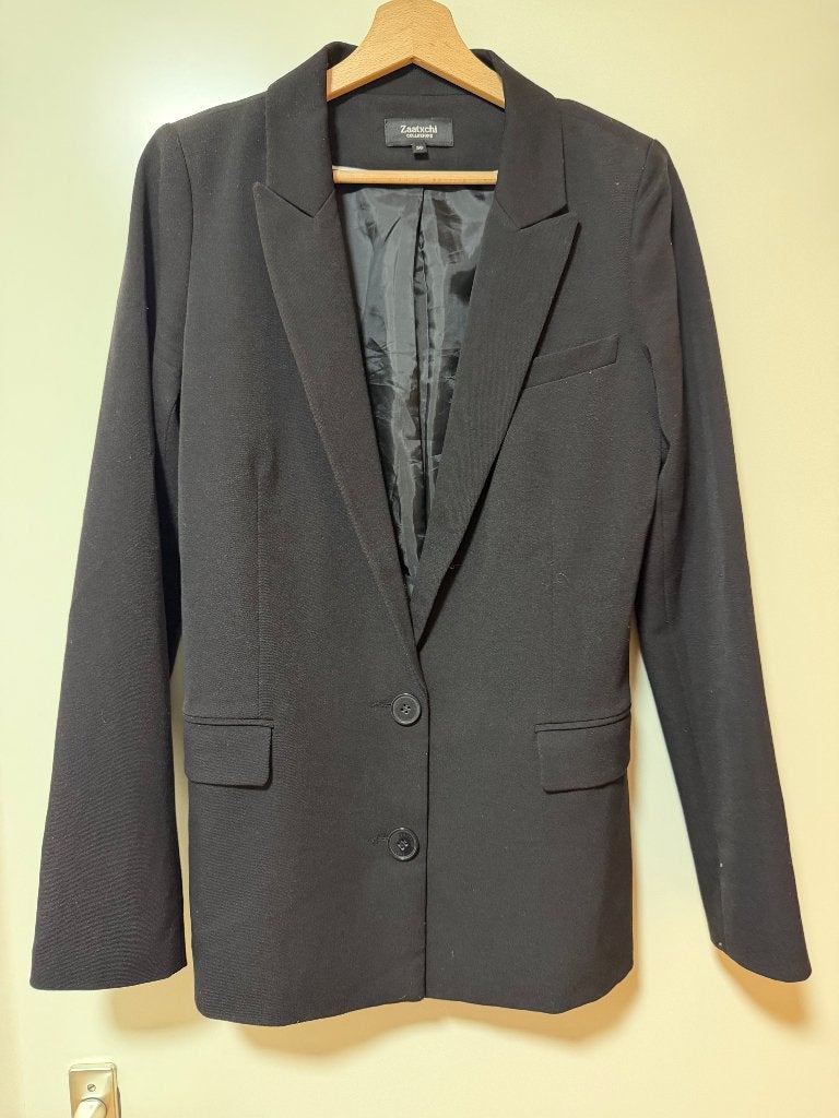 Zwarte dames blazer maat 36, Zaatxchi, Zwart, Ophalen of Verzenden, Zo goed als nieuw