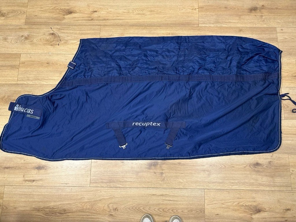 Bucas therapy deken blauw 195, Gebruikt, Deken, Full (L), Ophalen