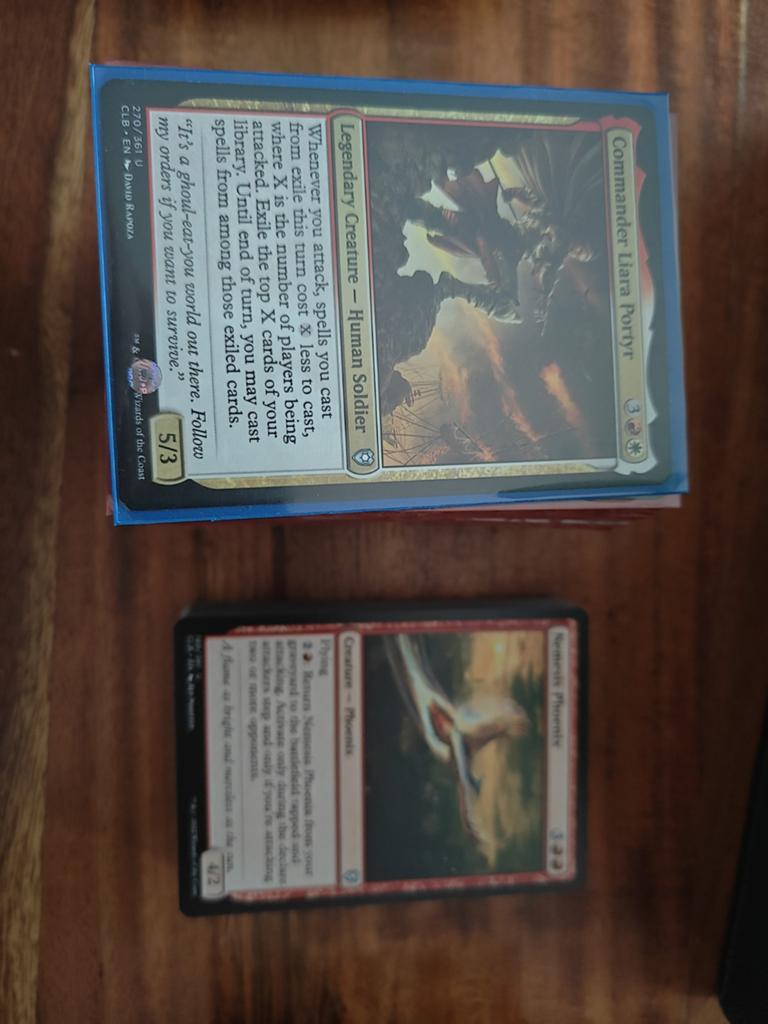 Commander liara portyr commander deck met sidedeck, Verzenden, Zo goed als nieuw, Speeldeck