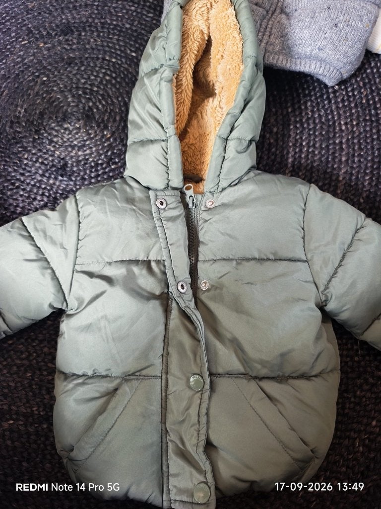 Warme winterjas voor baby's - Maat 80, Ophalen of Verzenden, Zo goed als nieuw, Maat 80