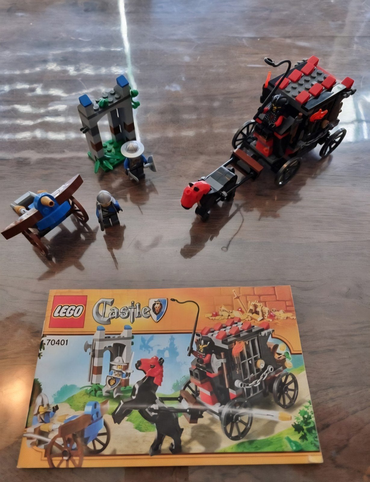 Lego Castle 70401: Gold Getaway - 100% compleet, Lego, Ophalen of Verzenden, Castle, Complete set