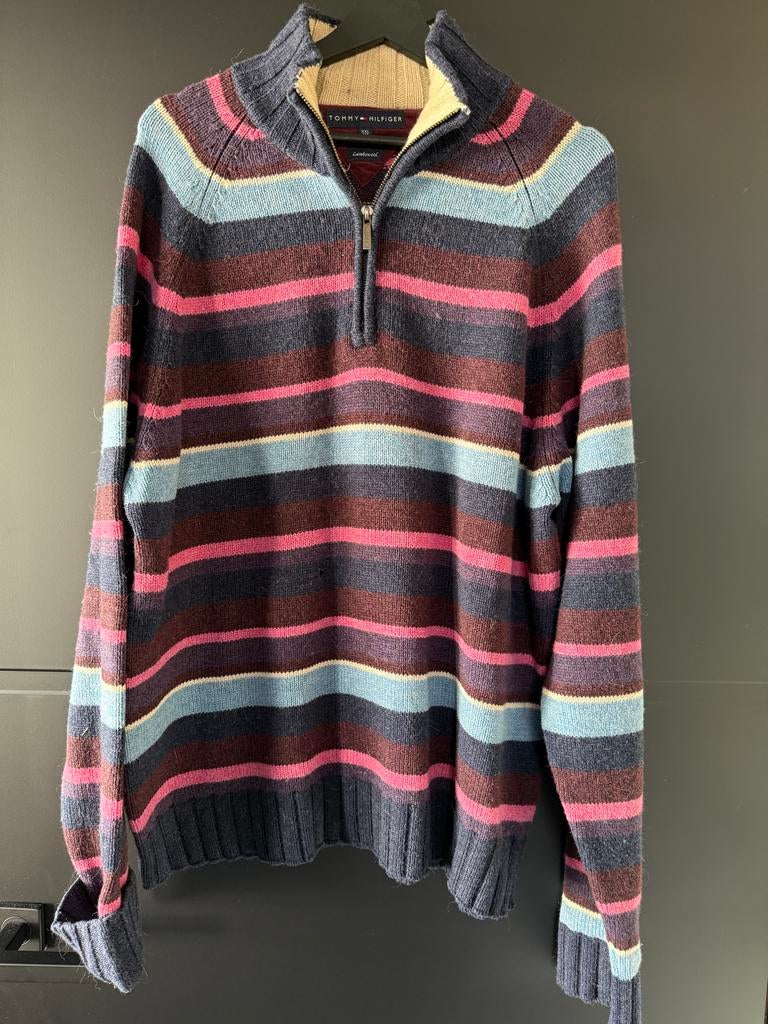 Mooie Tommy Hilfiger lamswollen trui - Maat XXL, Verzenden, Gedragen, Overige maten, Overige kleuren