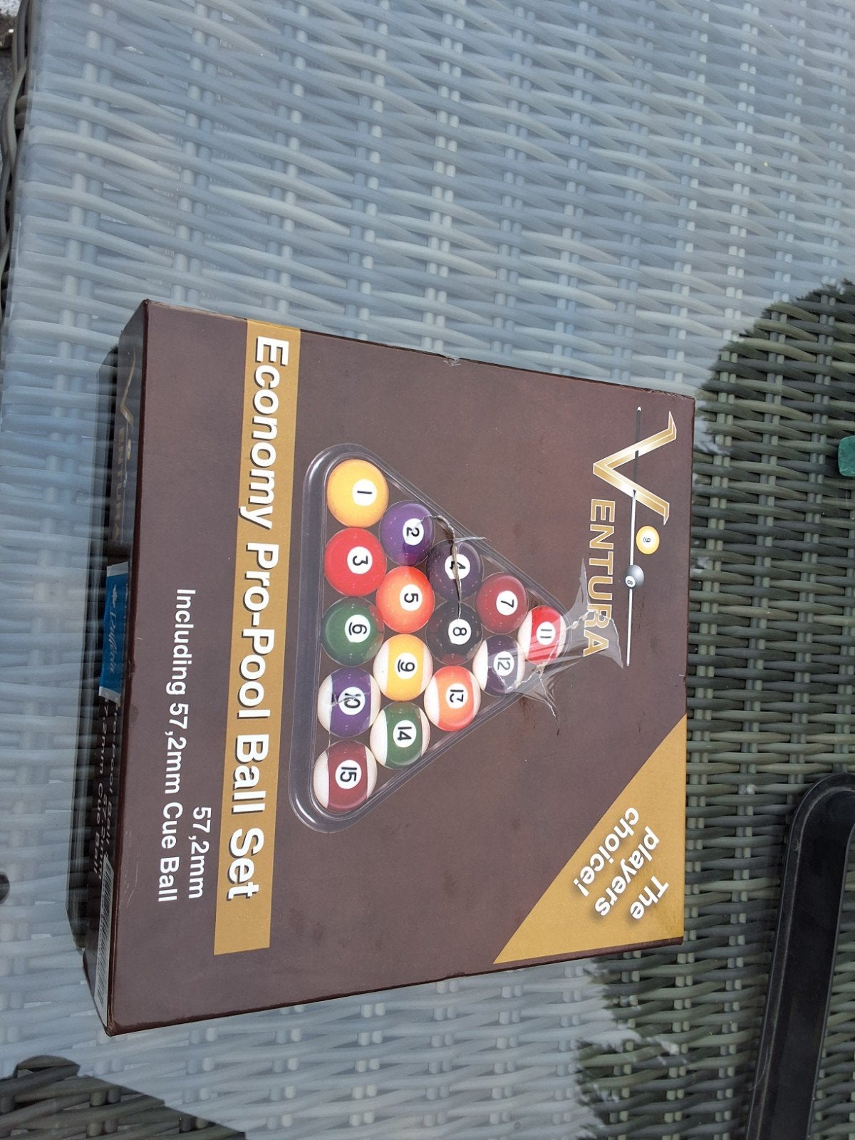 Ventura Economy Pro-Pool Ball Set 57,2mm, Ophalen of Verzenden, Nieuw, Keu of Ballen