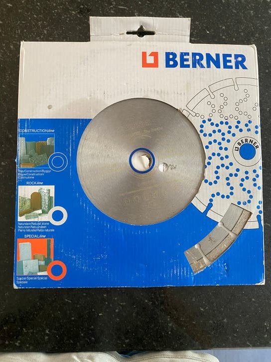 Berner Diamant zaagblad D300xH25.40 mm - Nieuw, 70 mm of meer, Overige typen, Nieuw, Ophalen of Verzenden