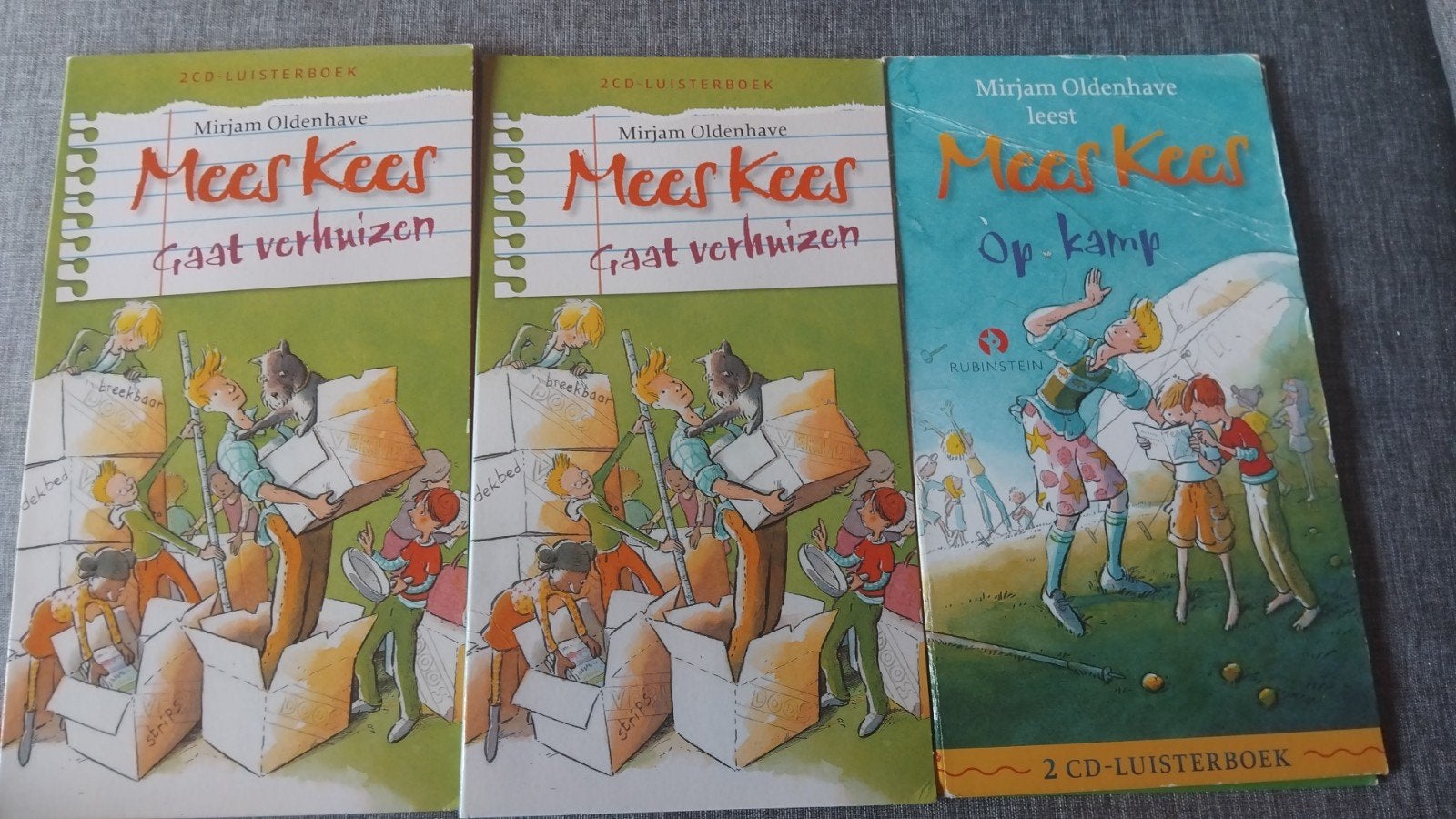 Mees kees luisterboek, verhalen. Op kamp en verhuizen, Ophalen of Verzenden, Gelezen, Fictie algemeen