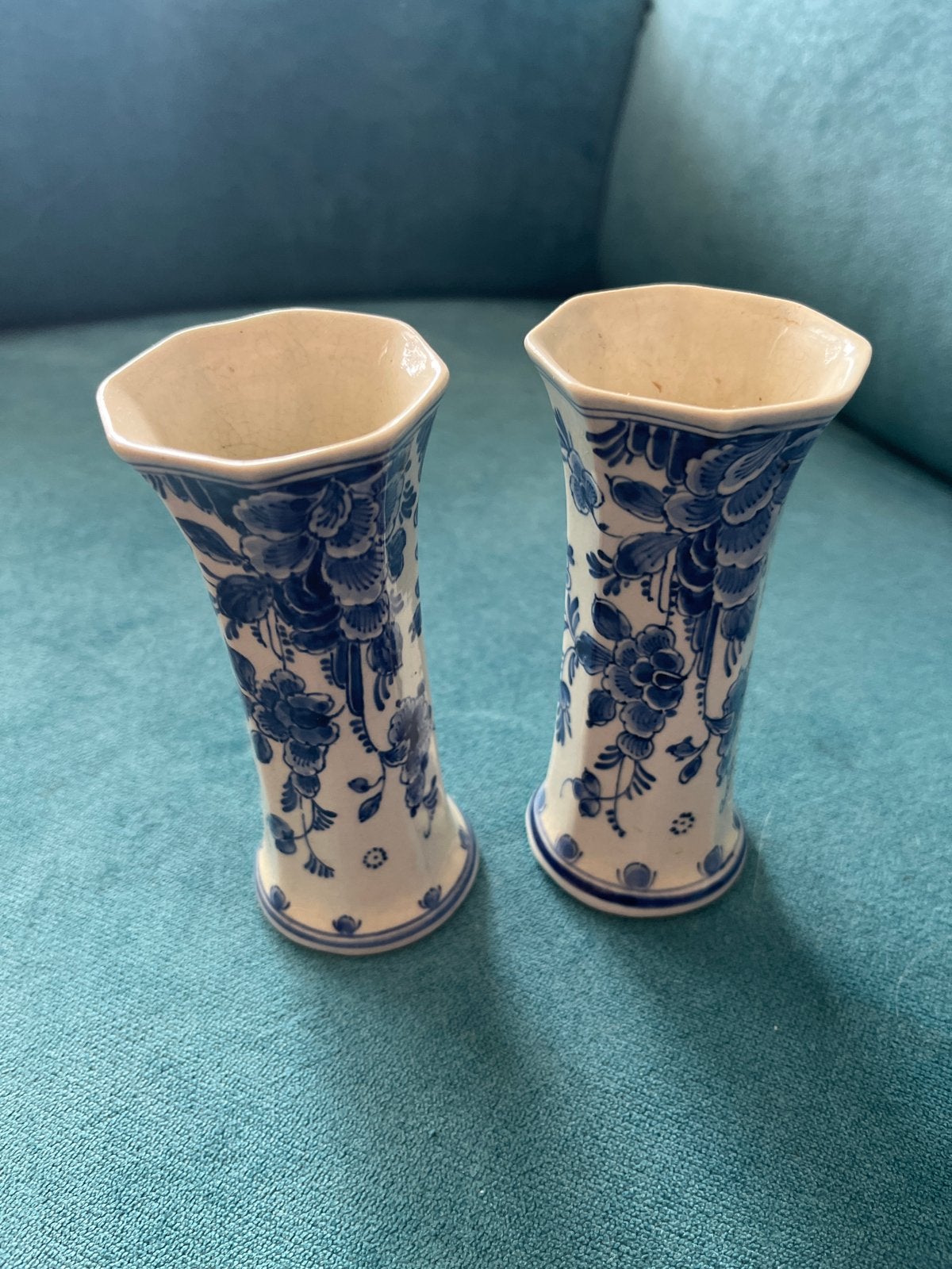 Set van 2  Delfts blauwe vazen, Ophalen