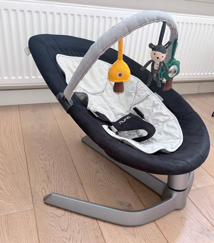 wipstoel Nuna leaf, Kinderen en Baby's, Ophalen, Gebruikt, Wipstoel, Met gordel(s) of riempje(s)