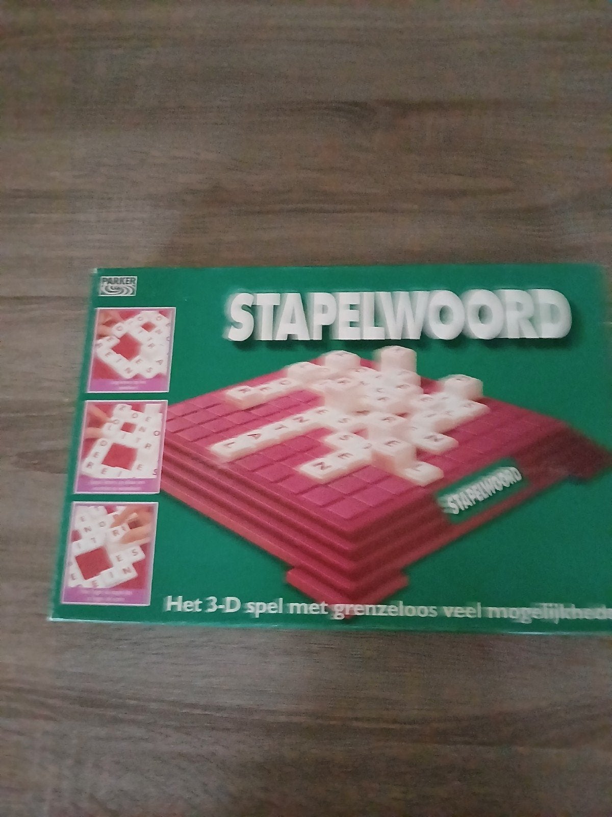 Stapelwoord: Het 3-D spel met grenzeloos veel mogelijkheden, Hobby en Vrije tijd, Een of twee spelers, Ophalen of Verzenden, Gebruikt