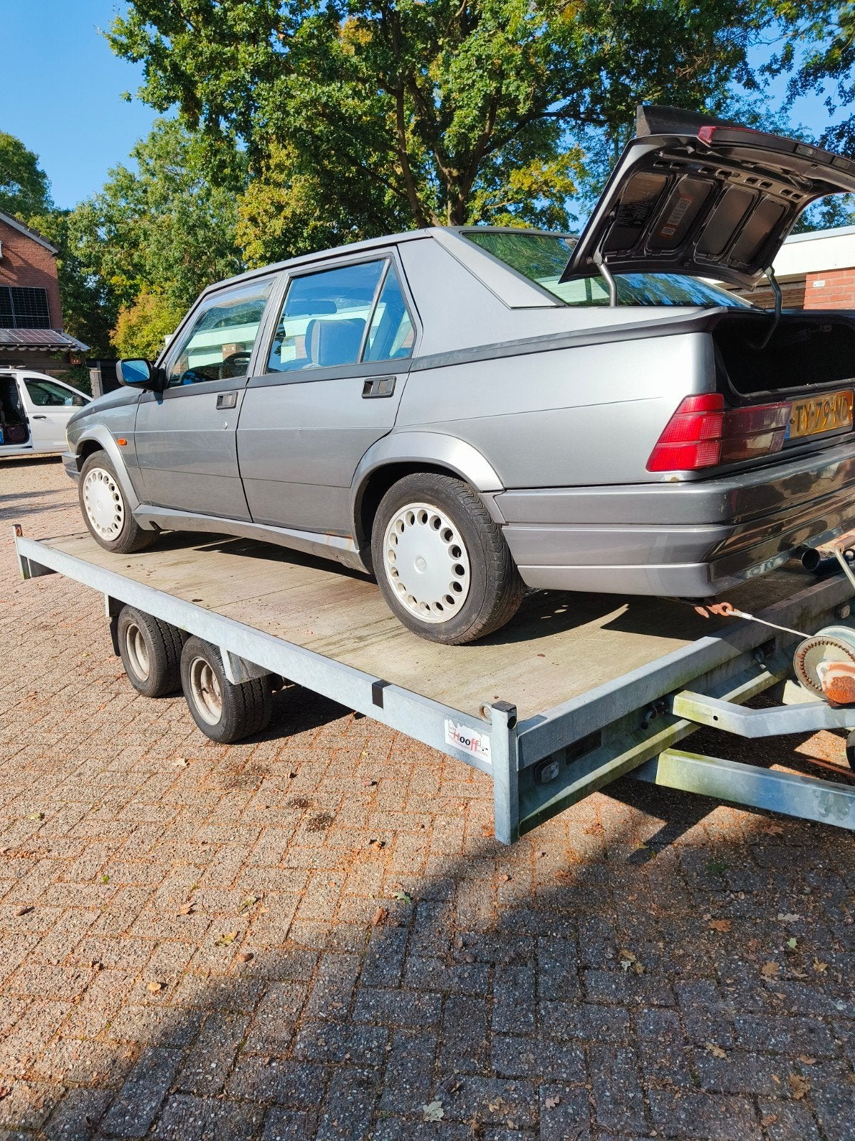 Opknapper! Alfa Romeo 75 2.0 Twin Spark 1989 Grijs, foto 5