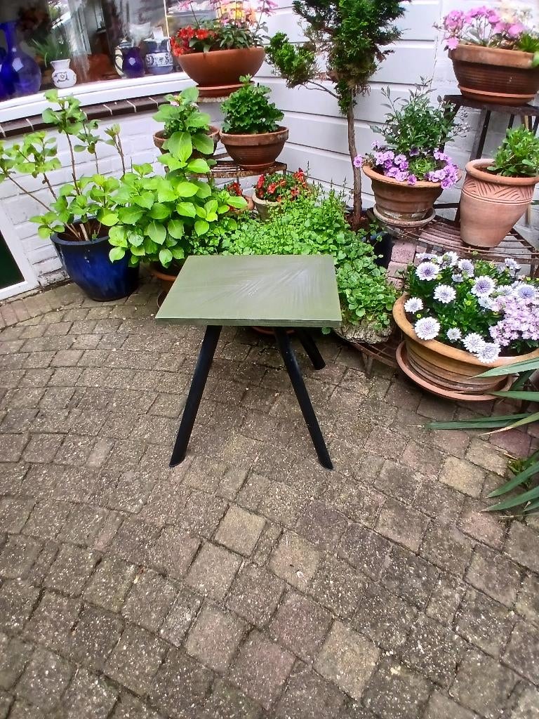Planten tafeltje, Huis en Inrichting, Tafels | Bijzettafels, Ophalen, Minder dan 45 cm, Minder dan 55 cm, Binnen/buiten