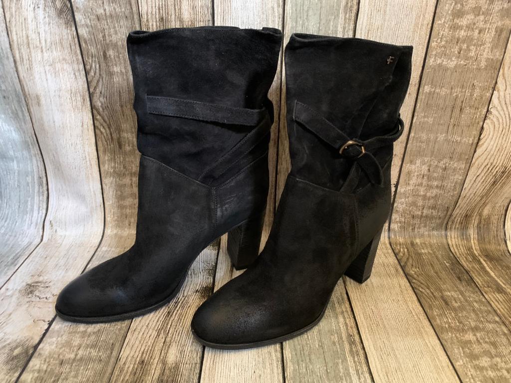 Nieuwe suède laarzen van Floris van Bommel (Maat 40,5), Kleding | Dames, Schoenen, Verzenden, Zwart, Lage of Enkellaarzen, Nieuw