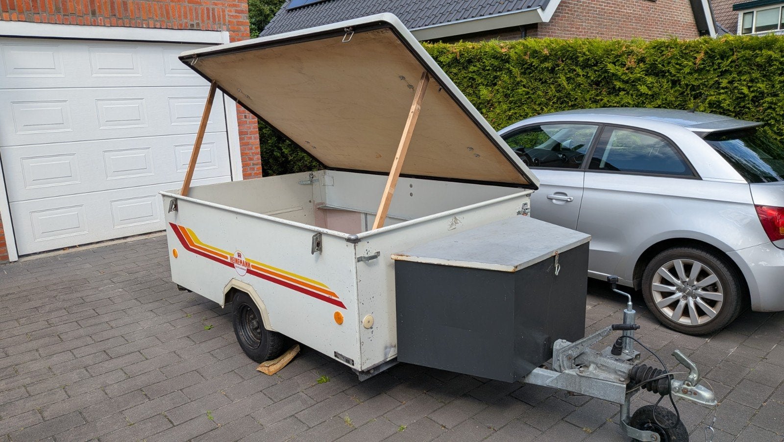 Heinemann aanhanger, Ophalen, Gebruikt
