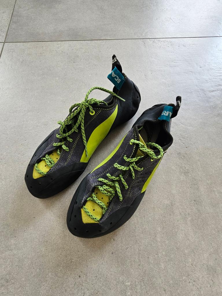Nieuwe Scarpa Maestro klimschoenen - Maat 44, Ophalen of Verzenden, Nieuw