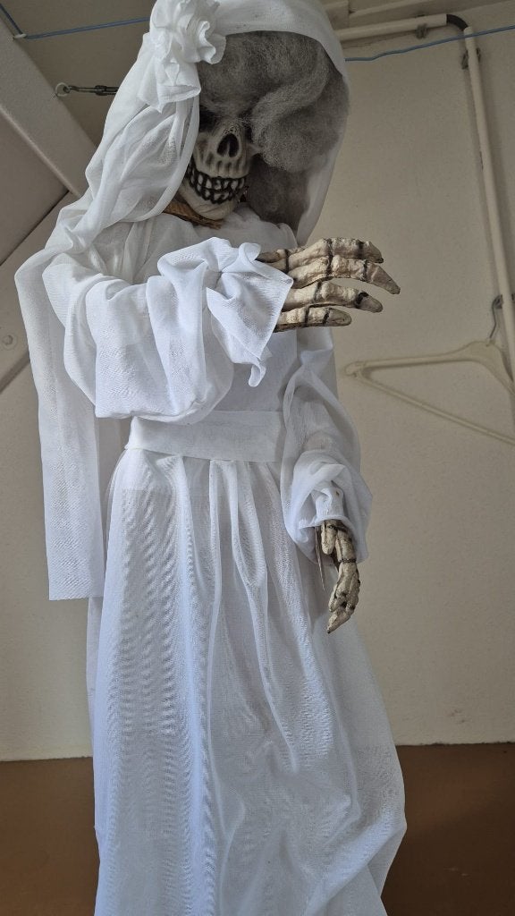 Halloween Spook / Wit Wief – ca. 80 cm, Ophalen, Gebruikt, Overige typen, Halloween of Griezel