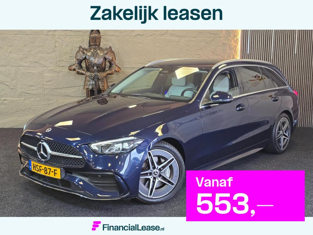 Mercedes-Benz C-klasse Estate 200 AMG Line|GARANTIE|FACELIFT, Automaat, Euro 6, 4 cilinders, Blauw